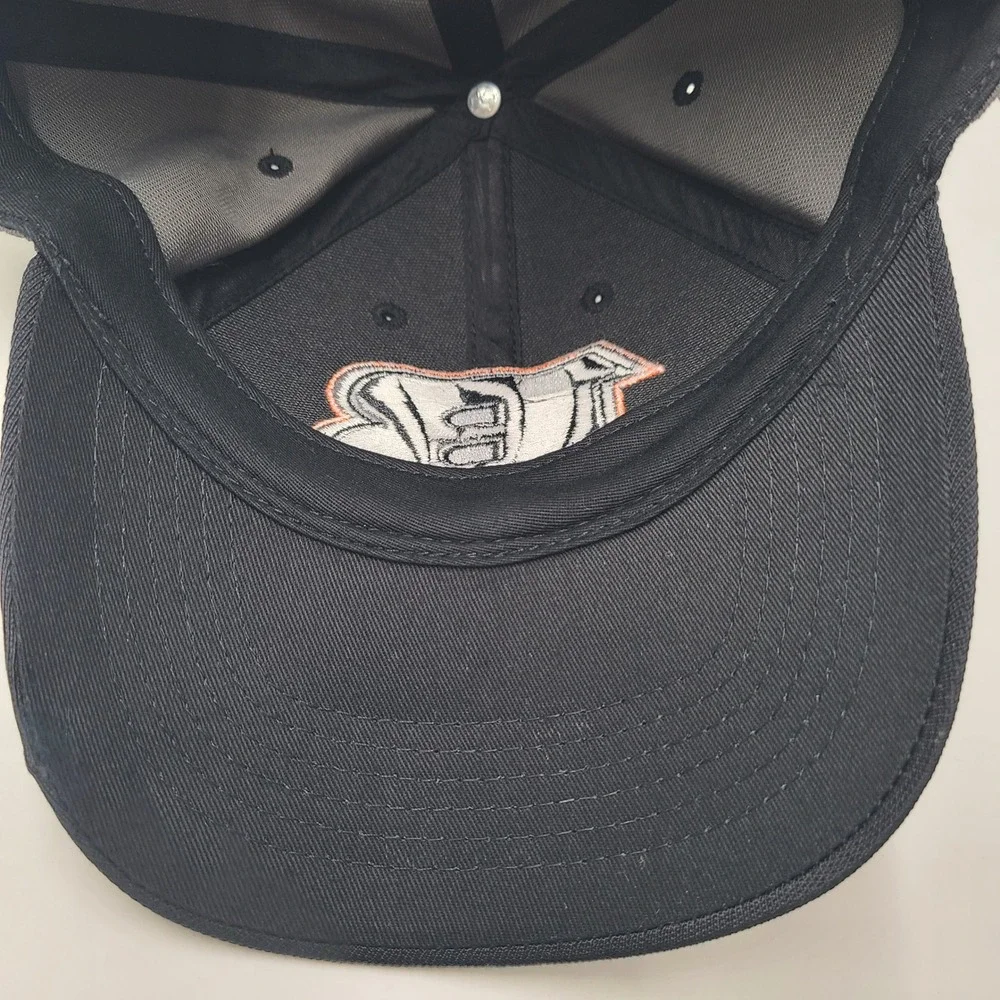 Cincinnati Bengals Hat Adjustable NFL Team Apparel Black Gray NFL Nylon Blend